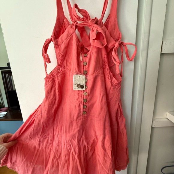 Free People Coral Dress NWT - Picture 2 of 6